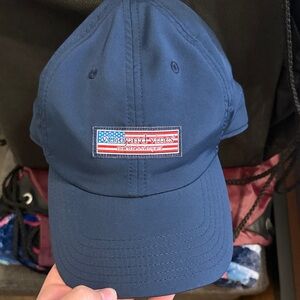 Vineyard Vines American Flag Navy Hat